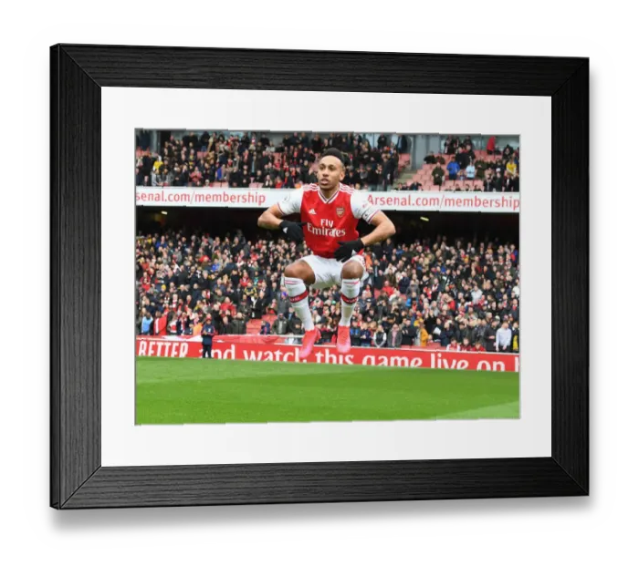 Framed Print : Arsenal's Aubameyang Gears Up for Arsenal vs. West Ham Clash Framed Print : Arsenal's Aubameyang Gears Up for Arsenal vs. West Ham Clash