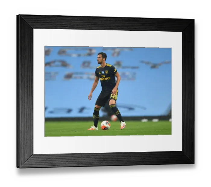 Framed Print : Pablo Mari Faces Manchester City: Arsenal vs. City - Premier League Showdown (2019-20) Framed Print : Pablo Mari Faces Manchester City: Arsenal vs. City - Premier League Showdown (2019-20)