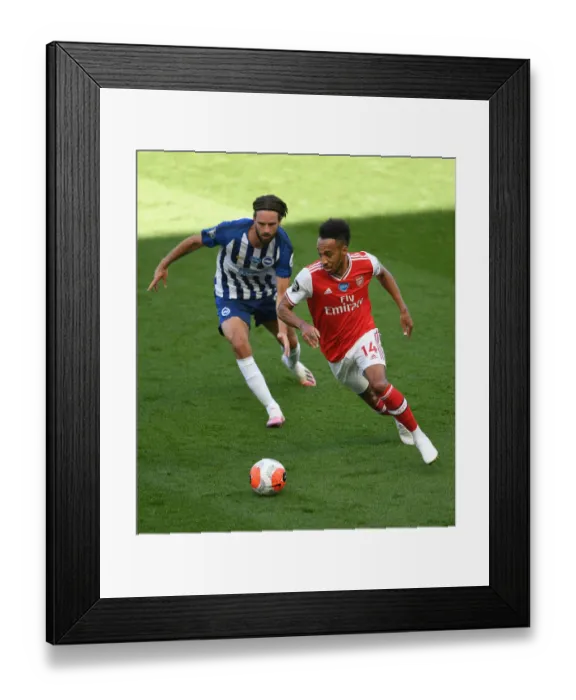 Framed Print : Aubameyang vs. Propper: Battle at the American Express Community Stadium - Brighton & Hove Albion vs. Arsenal FC, Premier League 2019-2020 Framed Print : Aubameyang vs. Propper: Battle at the American Express Community Stadium - Brighton & Hove Albion vs. Arsenal FC, Premier League 2019-2020