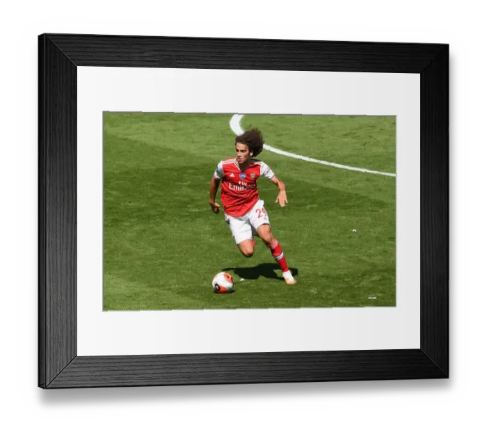 Framed Print : Guendouzi's Performance: Arsenal vs. Brighton, Premier League 2019-2020