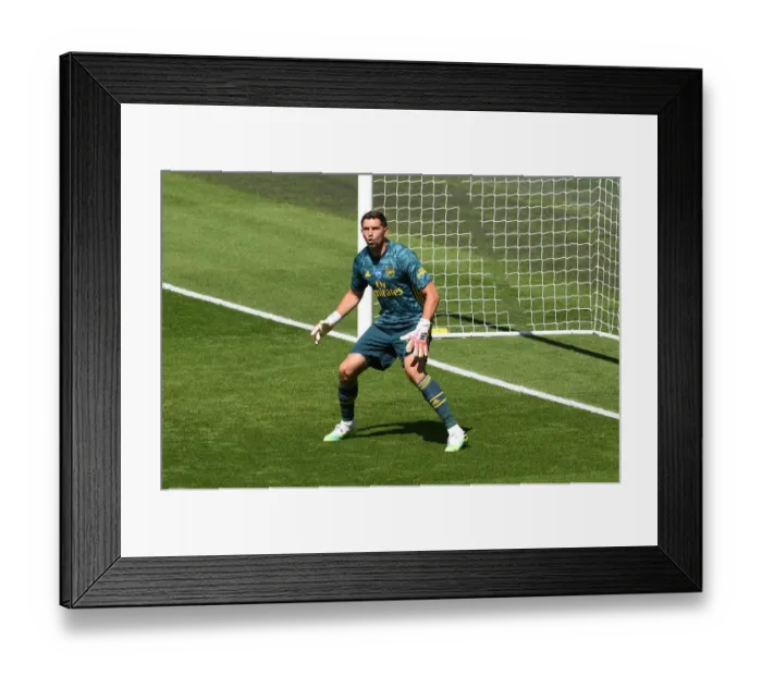 Framed Print : Emi Martinez: Arsenal's Unyielding Wall at Brighton & Hove Albion, Premier League 2019-2020