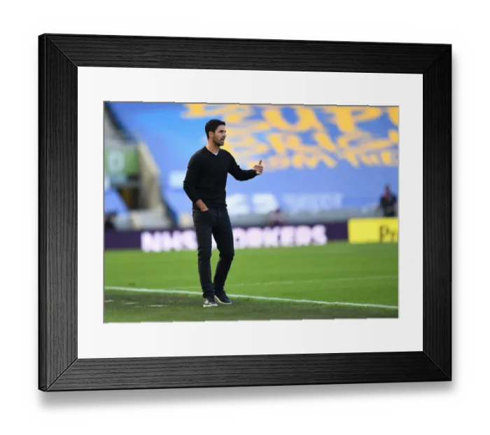 Framed Print : Mikel Arteta Leads Arsenal in Premier League Clash against Brighton & Hove Albion (2020) Framed Print : Mikel Arteta Leads Arsenal in Premier League Clash against Brighton & Hove Albion (2020)