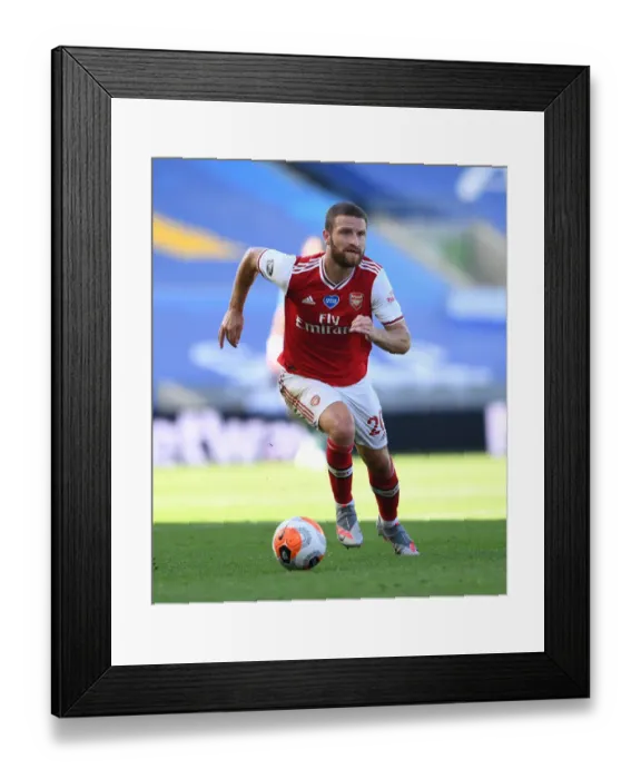 Framed Print : Mustafi in Action: Arsenal vs. Brighton & Hove Albion, Premier League 2019-2020 Framed Print : Mustafi in Action: Arsenal vs. Brighton & Hove Albion, Premier League 2019-2020