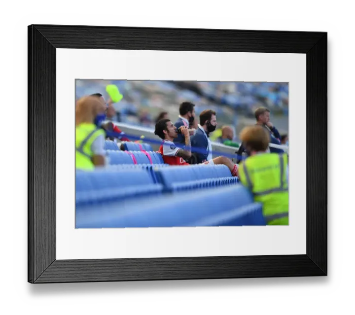 Framed Print : Dani Ceballos in Action: Arsenal vs. Brighton & Hove Albion, Premier League 2019-2020