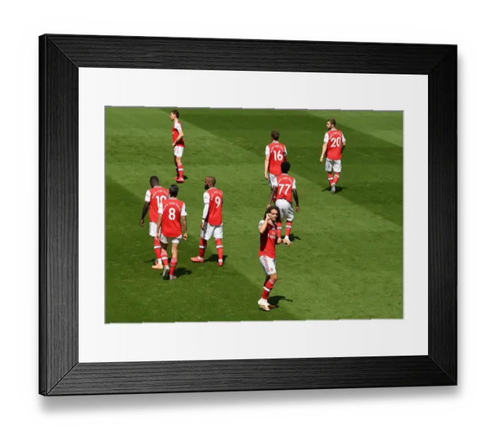 Framed Print : Arsenal's Guendouzi: Unwavering Focus Ahead of Brighton Showdown, Premier League 2019-2020