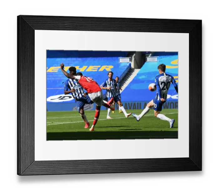 Framed Print : Pepe Scores: Brighton & Hove Albion vs. Arsenal FC - Premier League 2019-2020 Framed Print : Pepe Scores: Brighton & Hove Albion vs. Arsenal FC - Premier League 2019-2020