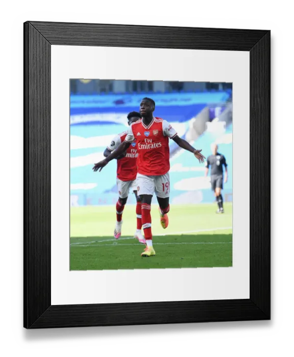 Framed Print : Pepe's Thriller: Arsenal's Exhilarating Victory at Brighton (2019-20) Framed Print : Pepe's Thriller: Arsenal's Exhilarating Victory at Brighton (2019-20)