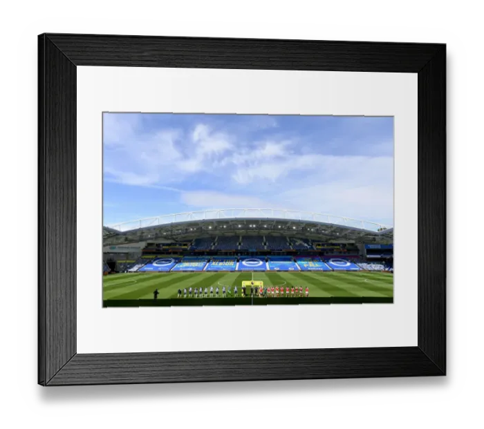 Framed Print : Brighton & Hove Albion vs. Arsenal FC - Premier League Showdown (2020)