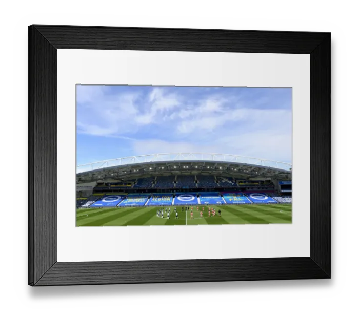 Framed Print : Pre-Match Silence: Brighton & Hove Albion vs. Arsenal FC, Premier League 2019-2020 Framed Print : Pre-Match Silence: Brighton & Hove Albion vs. Arsenal FC, Premier League 2019-2020