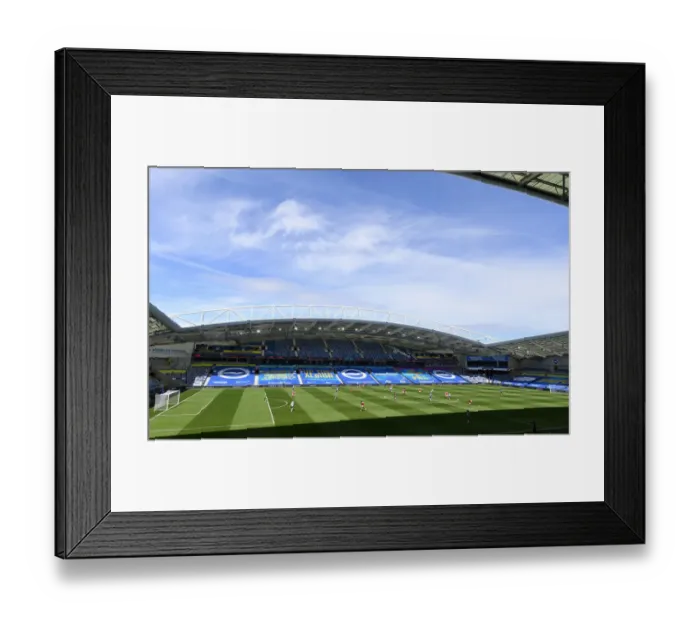 Framed Print : Premier League Showdown: Arsenal vs. Brighton at American Express Community Stadium (2020) Framed Print : Premier League Showdown: Arsenal vs. Brighton at American Express Community Stadium (2020)