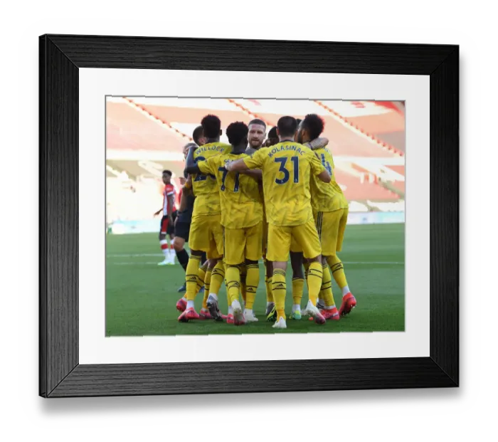 Framed Print : Joe Willock Scores Brace: Arsenal Secures Victory Over Southampton in Premier League Clash (2019-20) Framed Print : Joe Willock Scores Brace: Arsenal Secures Victory Over Southampton in Premier League Clash (2019-20)