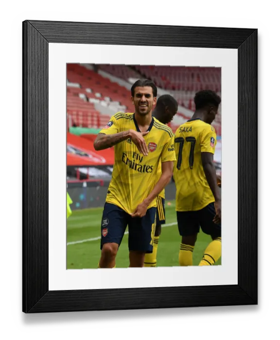 Framed Print : Dani Ceballos Scores Arsenal's Second Goal: Sheffield United vs Arsenal, FA Cup Quarterfinal Framed Print : Dani Ceballos Scores Arsenal's Second Goal: Sheffield United vs Arsenal, FA Cup Quarterfinal