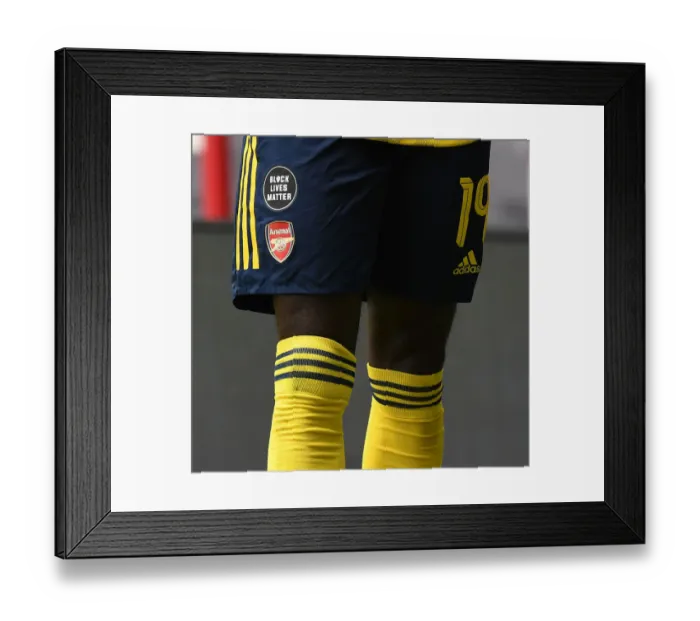 Framed Print : Arsenal Stands with Black Lives Matter: FA Cup Quarterfinal vs. Sheffield United (June 2020) Framed Print : Arsenal Stands with Black Lives Matter: FA Cup Quarterfinal vs. Sheffield United (June 2020)