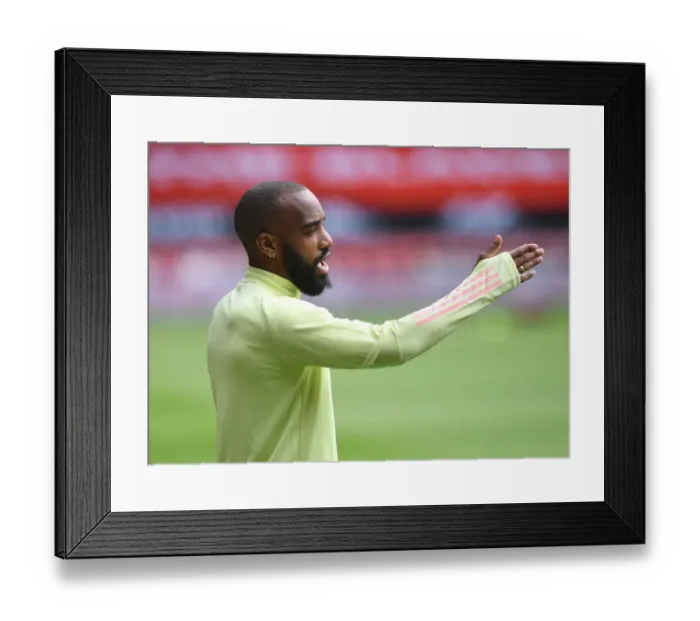 Framed Print : Alexandre Lacazette: Arsenal's Readiness for FA Cup Quarterfinal Battle Against Sheffield United Framed Print : Alexandre Lacazette: Arsenal's Readiness for FA Cup Quarterfinal Battle Against Sheffield United