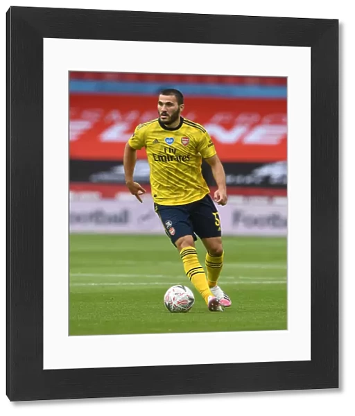 FA Cup Quarterfinal: Sead Kolasinac of Arsenal in Action against Sheffield United