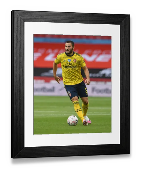 Framed Print : FA Cup Quarterfinal: Sead Kolasinac of Arsenal in Action against Sheffield United Framed Print : FA Cup Quarterfinal: Sead Kolasinac of Arsenal in Action against Sheffield United