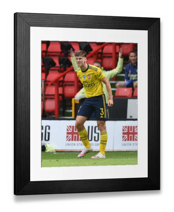 Framed Print : Arsenal's Kieran Tierney in Action: FA Cup Quarterfinal vs Sheffield United Framed Print : Arsenal's Kieran Tierney in Action: FA Cup Quarterfinal vs Sheffield United