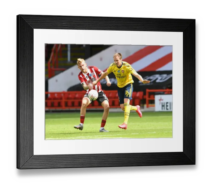 Framed Print : FA Cup Quarterfinal: Rob Holding vs. Oli McBurnie - Sheffield United vs. Arsenal Framed Print : FA Cup Quarterfinal: Rob Holding vs. Oli McBurnie - Sheffield United vs. Arsenal