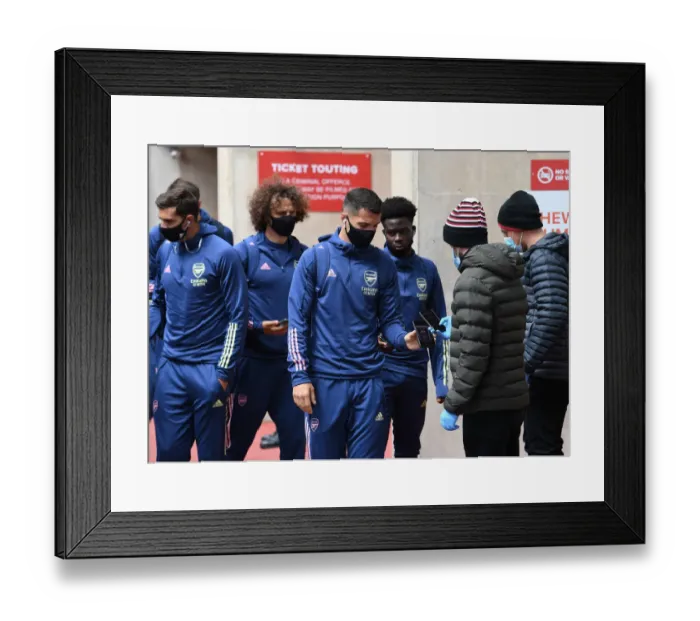 Framed Print : Granit Xhaka's Pre-Match Focus: Arsenal's FA Cup Battle against Sheffield United Framed Print : Granit Xhaka's Pre-Match Focus: Arsenal's FA Cup Battle against Sheffield United
