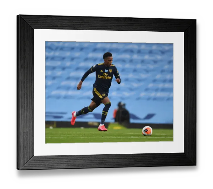 Framed Print : Joe Willock in Action: Manchester City vs. Arsenal, Premier League 2019-2020 Framed Print : Joe Willock in Action: Manchester City vs. Arsenal, Premier League 2019-2020