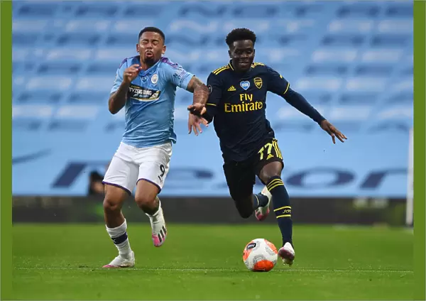 Bukayo Saka vs. Gabriel Jesus: Clash of Premier League Titans - Manchester City vs. Arsenal FC
