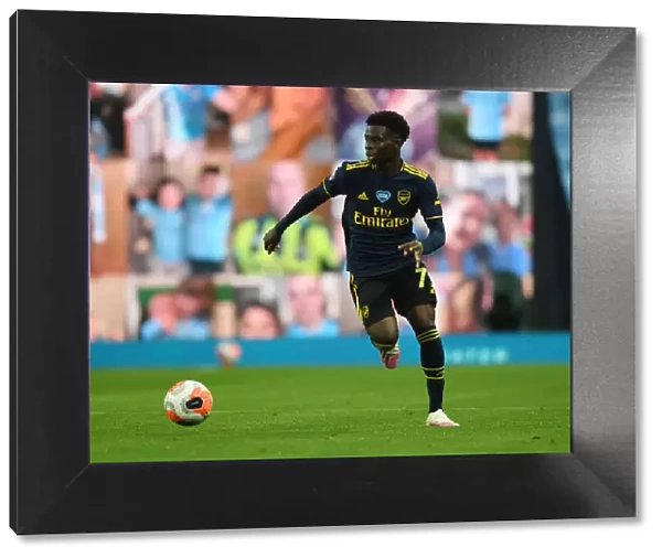 Bukayo Saka in Action: Manchester City vs. Arsenal, Premier League 2019-2020