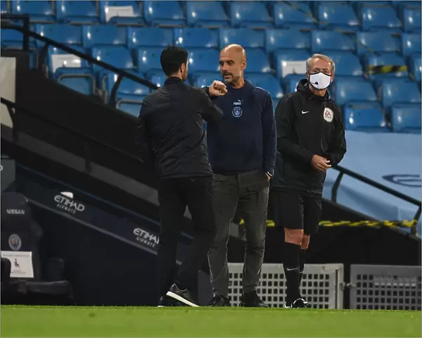 Mikel Arteta and Pep Guardiola: A Season's End Meeting - Manchester City vs Arsenal FC, Premier League 2019-2020