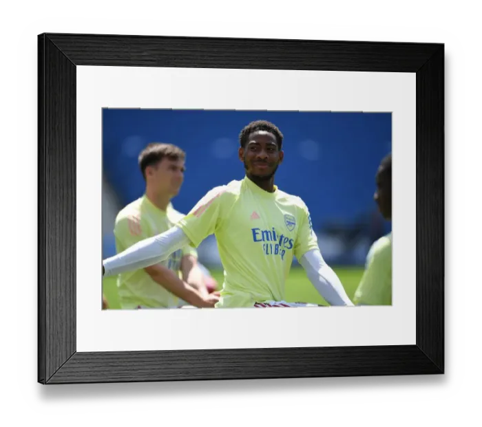 Framed Print : Empty Stands: Premier League 2019-2020 - Brighton vs. Arsenal