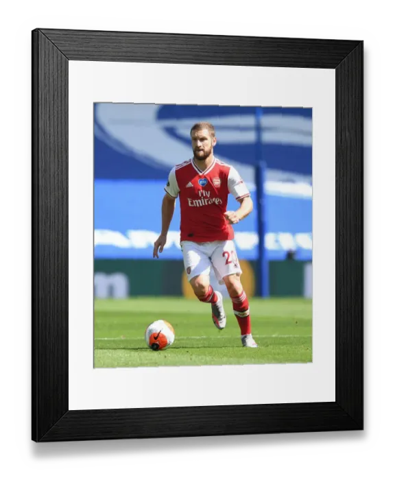 Framed Print : Arsenal's Mustafi at Empty Brighton Stadium: Premier League Match Amid Coronavirus Pandemic Framed Print : Arsenal's Mustafi at Empty Brighton Stadium: Premier League Match Amid Coronavirus Pandemic