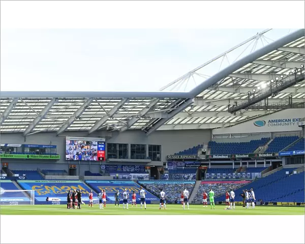 Brighton & Hove Albion vs. Arsenal FC: Empty Stadium Silence - Premier League 2019-2020