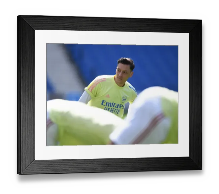 Framed Print : Arsenal's Empty Victory: Brighton & Hove Albion vs Arsenal FC, Premier League 2019-2020