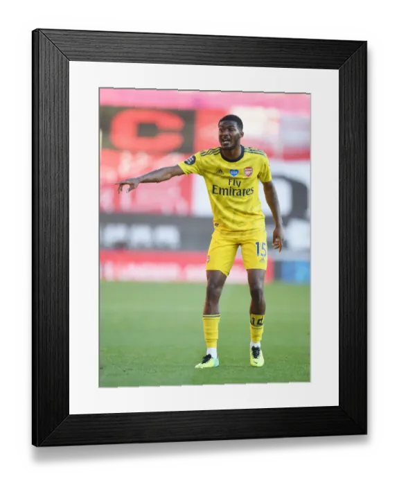 Framed Print : Ainsley Maitland-Niles in Action: Southampton vs. Arsenal, Premier League 2019-2020