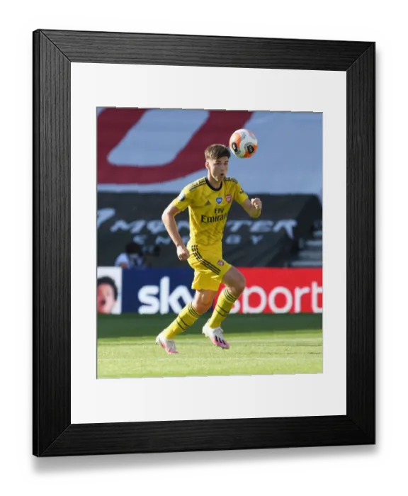 Framed Print : Arsenal's Kieran Tierney in Action: Southampton vs Arsenal, Premier League 2019-2020