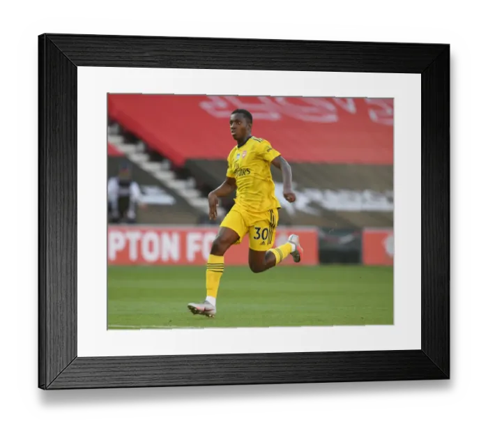 Framed Print : Arsenal's Eddie Nketiah in Action against Southampton in Premier League Clash (2019-20) Framed Print : Arsenal's Eddie Nketiah in Action against Southampton in Premier League Clash (2019-20)