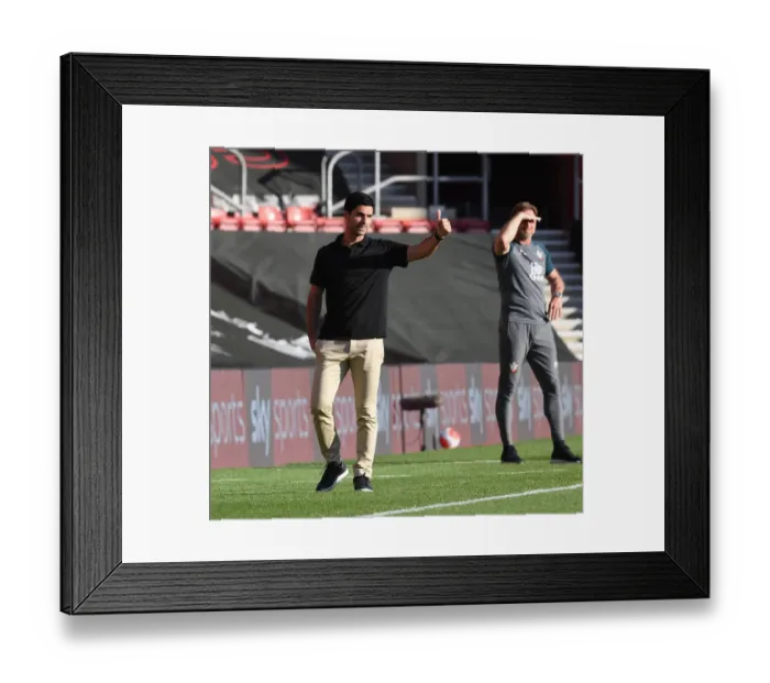 Framed Print : Mikel Arteta Leads Arsenal Against Southampton in Premier League Clash (Southampton v Arsenal 2019-20) Framed Print : Mikel Arteta Leads Arsenal Against Southampton in Premier League Clash (Southampton v Arsenal 2019-20)