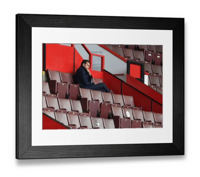 Framed Print : Edu at FA Cup Quarterfinal: Sheffield United vs. Arsenal