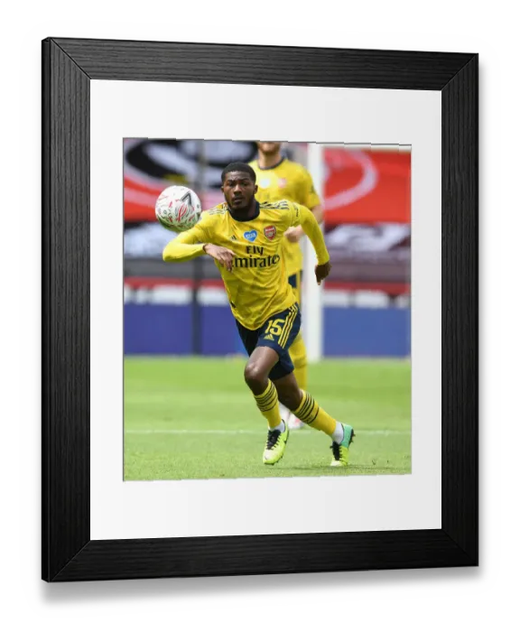 Framed Print : Arsenal's Ainsley Maitland-Niles in FA Cup Quarterfinal Action vs Sheffield United Framed Print : Arsenal's Ainsley Maitland-Niles in FA Cup Quarterfinal Action vs Sheffield United