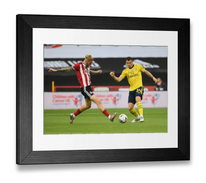 Framed Print : Arsenal Faces Sheffield United in FA Cup Quarterfinals