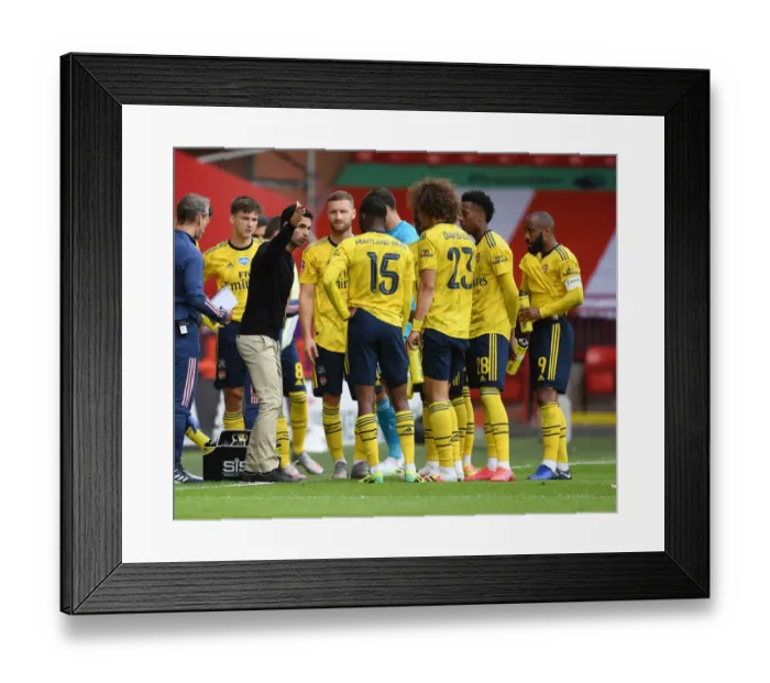 Framed Print : Arsenal vs Sheffield United: FA Cup Quarterfinal Showdown
