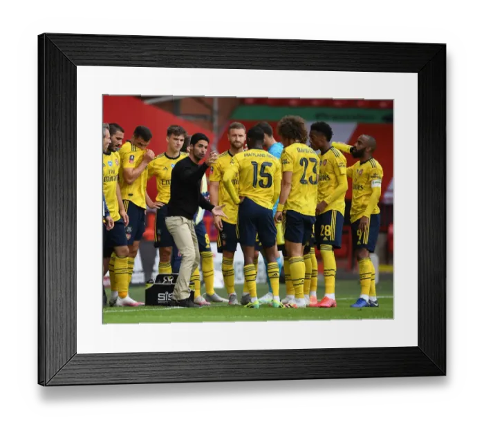 Framed Print : Arsenal vs Sheffield United: FA Cup Quarterfinal Showdown Framed Print : Arsenal vs Sheffield United: FA Cup Quarterfinal Showdown