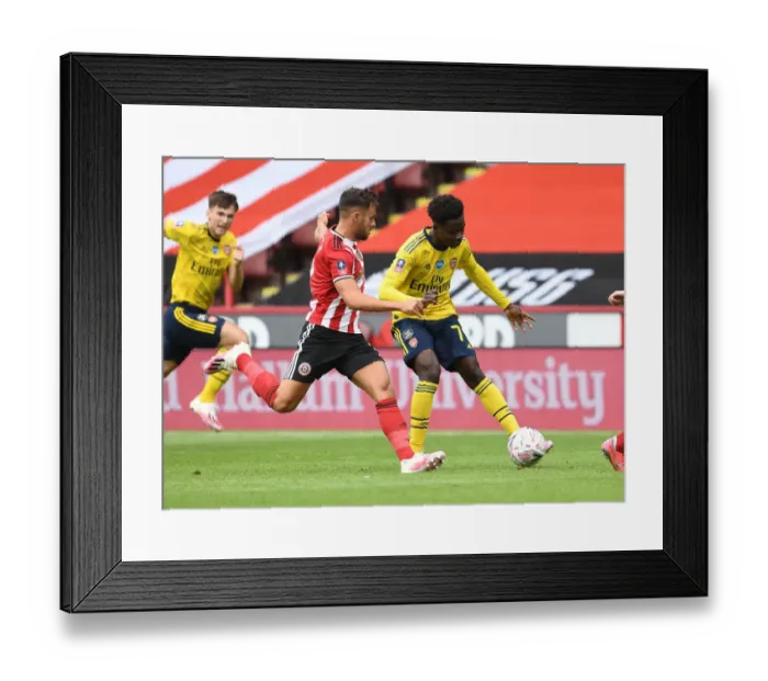 Framed Print : Arsenal vs. Sheffield United: FA Cup Quarterfinals Showdown