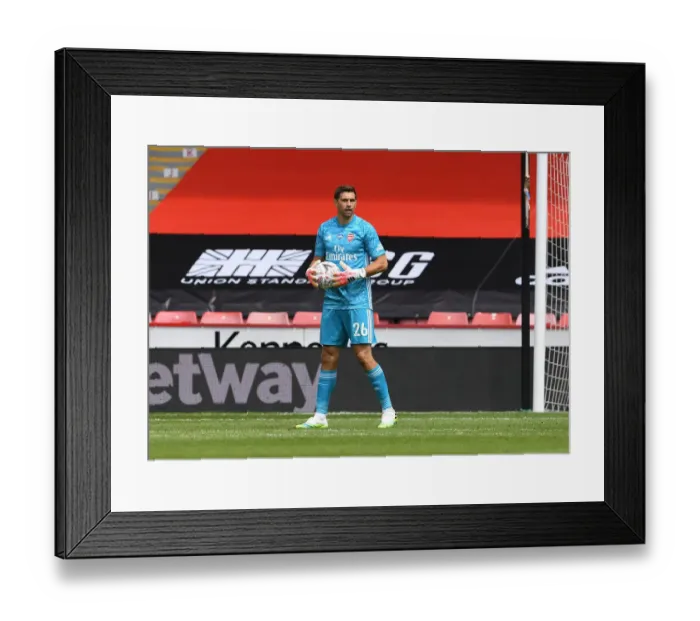 Framed Print : Arsenal vs Sheffield United: FA Cup Quarterfinals at Bramall Lane, 2020