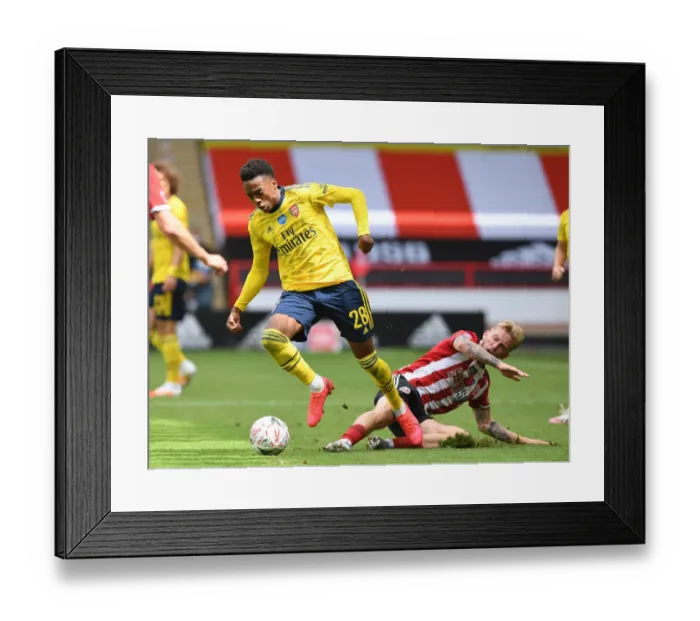 Framed Print : Arsenal vs Sheffield United: FA Cup Quarterfinal Battle