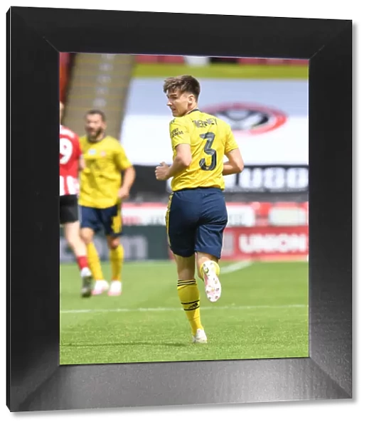 Arsenal's Kieran Tierney in FA Cup Action: Arsenal vs Sheffield United