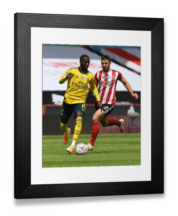 Framed Print : Arsenal vs Sheffield United: FA Cup Quarterfinal Battle