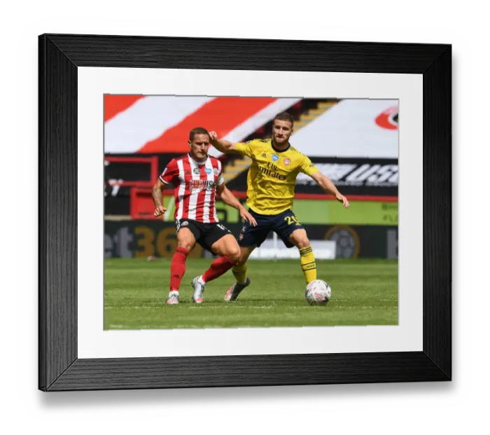 Framed Print : Arsenal vs Sheffield United: FA Cup Quarterfinal Battle at Bramall Lane