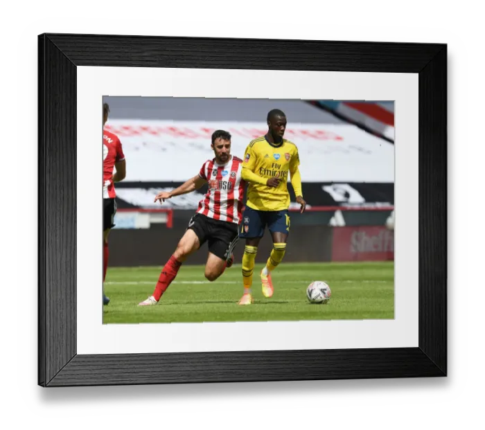 Framed Print : Arsenal vs Sheffield United: FA Cup Quarterfinal Showdown