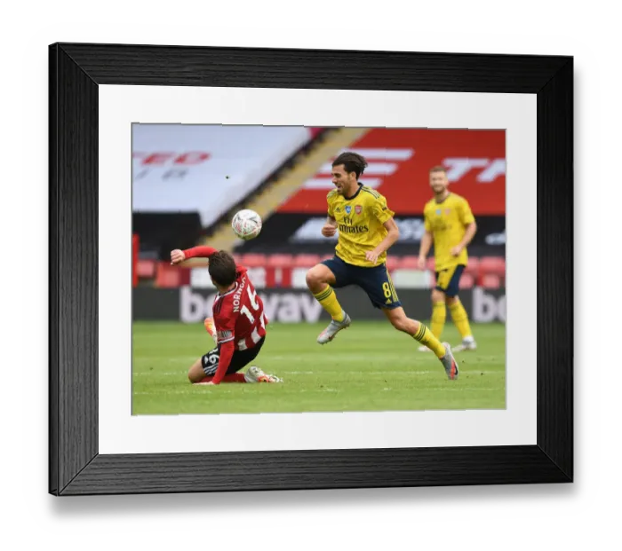 Framed Print : Arsenal vs Sheffield United: FA Cup Quarterfinal Showdown Framed Print : Arsenal vs Sheffield United: FA Cup Quarterfinal Showdown