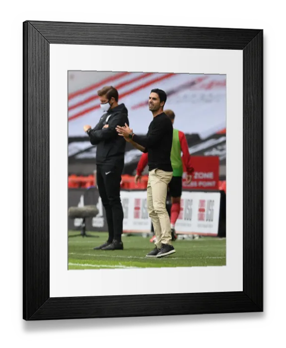 Framed Print : Mikel Arteta Leads Arsenal in FA Cup Battle Against Sheffield United Framed Print : Mikel Arteta Leads Arsenal in FA Cup Battle Against Sheffield United