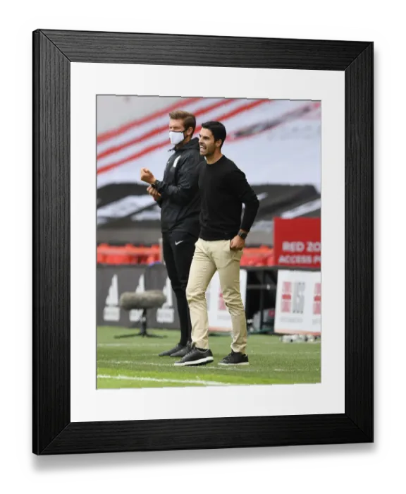 Framed Print : Mikel Arteta Guides Arsenal in FA Cup Clash vs. Sheffield United Framed Print : Mikel Arteta Guides Arsenal in FA Cup Clash vs. Sheffield United